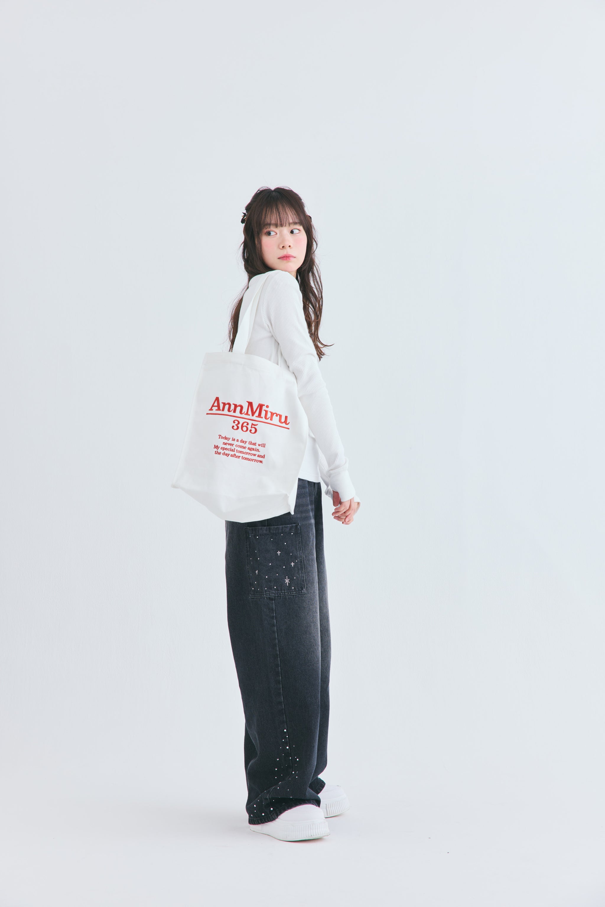 AnnMiruトートバッグ