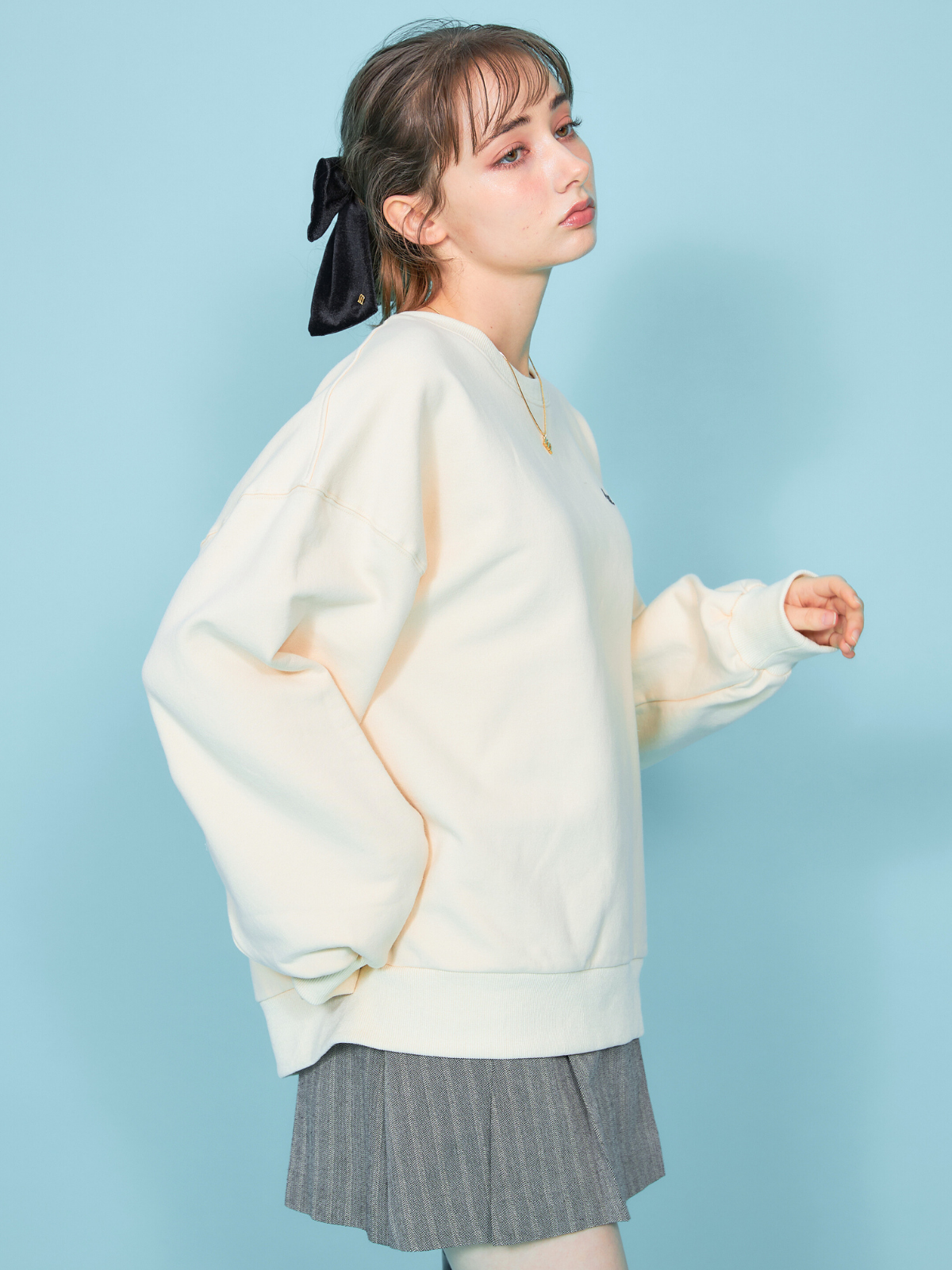 AnnMiru トレーナー AMロゴオーバースウェット – AnnMiru