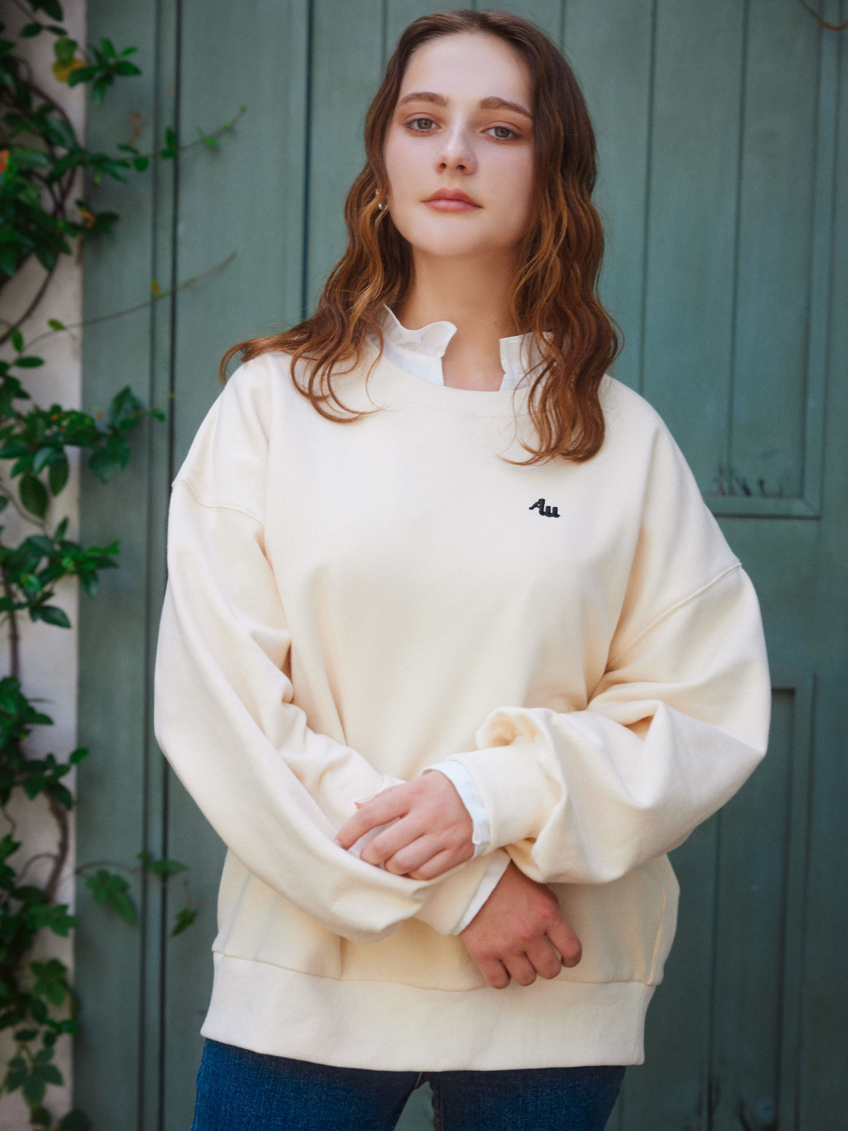 AMロゴオーバースウェット – AnnMiru
