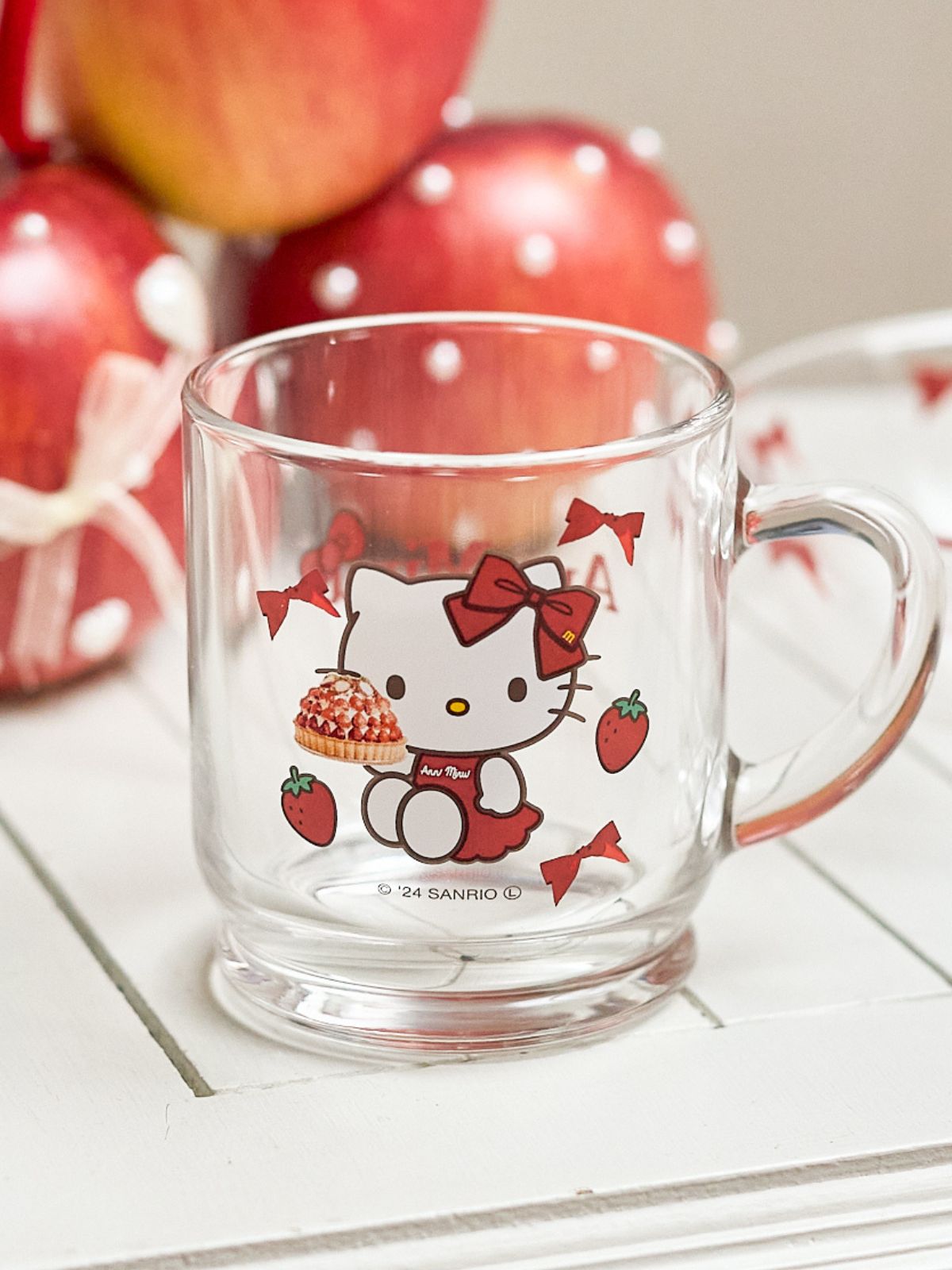 ガラスマグカップ（ハローキティ×AnnMiru）